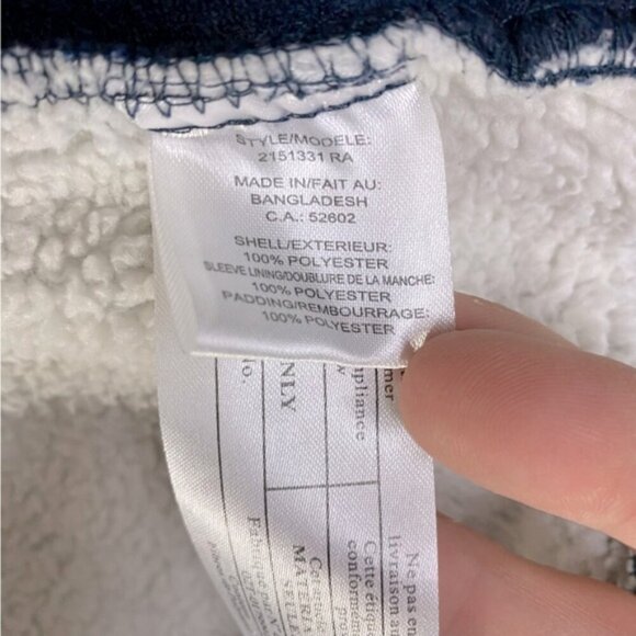 Run North 1982 Blue Polar Bear Fleece Full Zip Hoodie XL - Picture 4 of 16